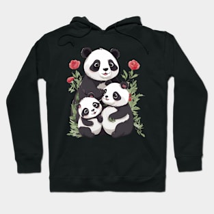 Panda Mum & Cubs Hoodie